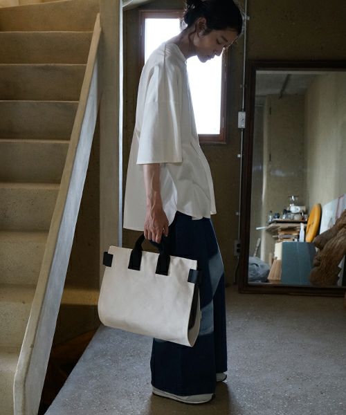 macromauro  マクロマウロ WRAP BAG TOTO CANVAS M(NATURAL)