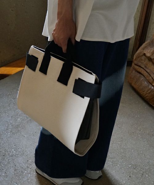 macromauro  マクロマウロ WRAP BAG TOTO CANVAS M(NATURAL)