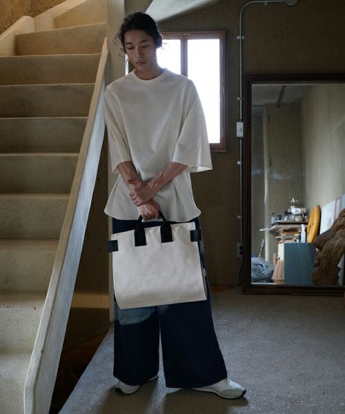 macromauro  マクロマウロ WRAP BAG TOTO CANVAS M(NATURAL)