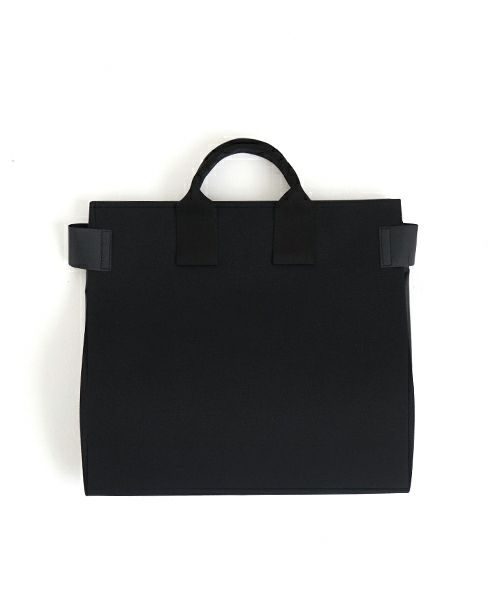 macromauro  マクロマウロ WRAP BAG TOTO CANVAS M(BLACK)