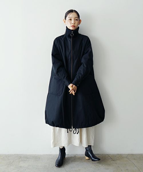 Mochi フィンクスギャバジンコート　size2 black Mochi｜finx gabardine coat [graphite ] フィンクスギャバジンコート