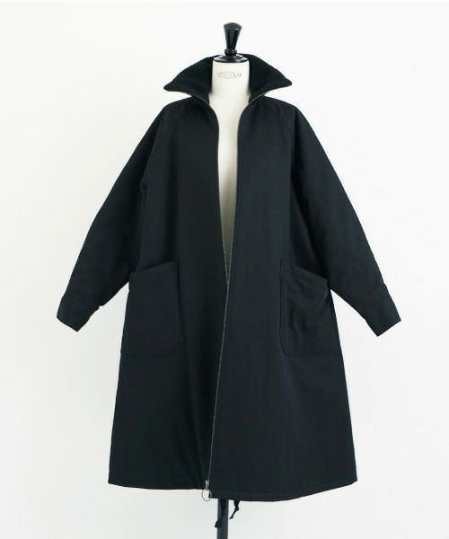Mochi フィンクスギャバジンコート　size2 black Mochi｜finx gabardine coat [graphite ] フィンクスギャバジンコート