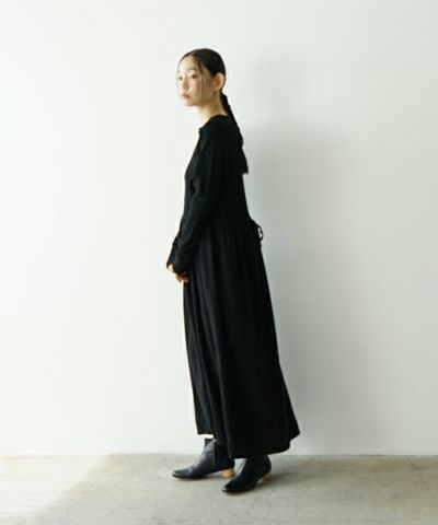 Mochi<br>モチ<br>panel dress[ma24-op-03/black]<br>パネルドレス