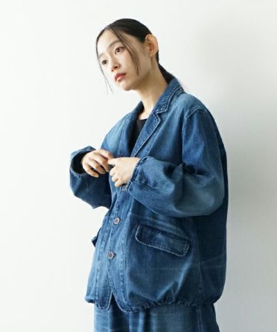Mochi<br>モチ<br>coach vintage denim jacket[ma24-jk-02/vintage indigo]<br>ヴィンテージデニムジャケット