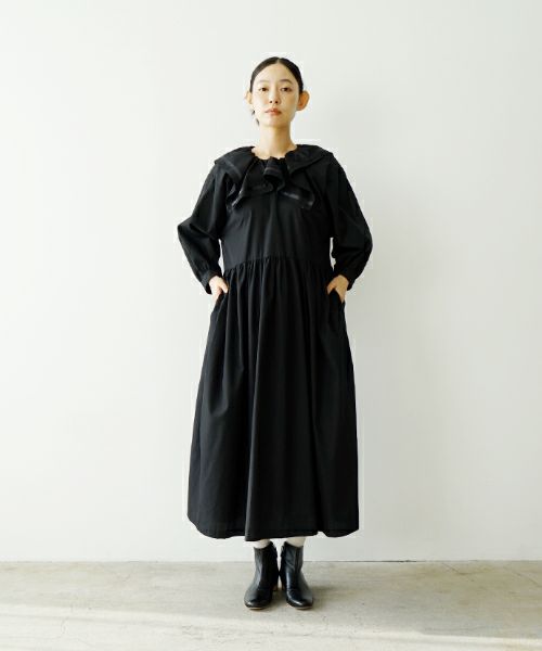 MIYAOミヤオDRESS[MBOP-01/1.黒] フリルブラックドレス