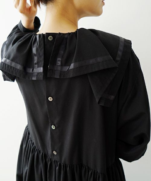 MIYAOミヤオDRESS[MBOP-01/1.黒] フリルブラックドレス