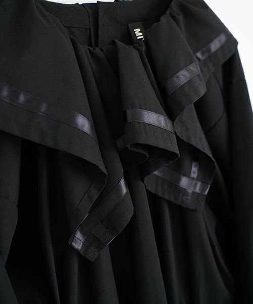 MIYAOミヤオDRESS[MBOP-01/1.黒] フリルブラックドレス