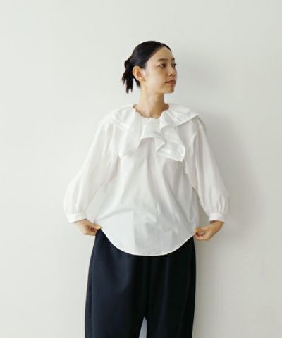 MIYAOミヤオBLOUSE[MBBL-04/2.白]