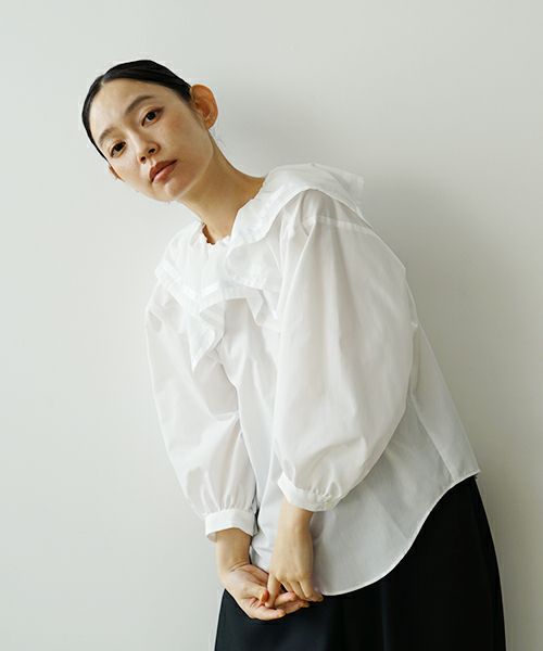 MIYAOミヤオBLOUSE[MBBL-04/2.白]