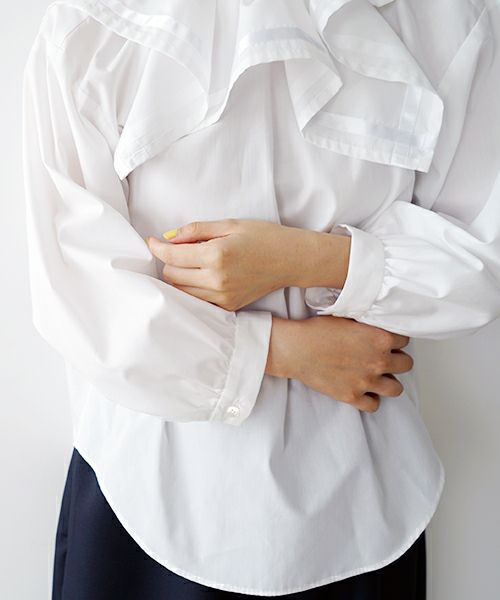 MIYAOミヤオBLOUSE[MBBL-04/2.白]