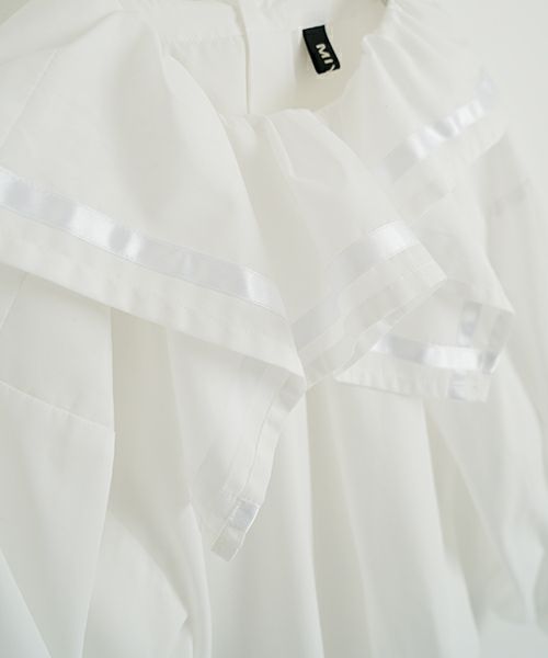 MIYAOミヤオBLOUSE[MBBL-04/2.白]