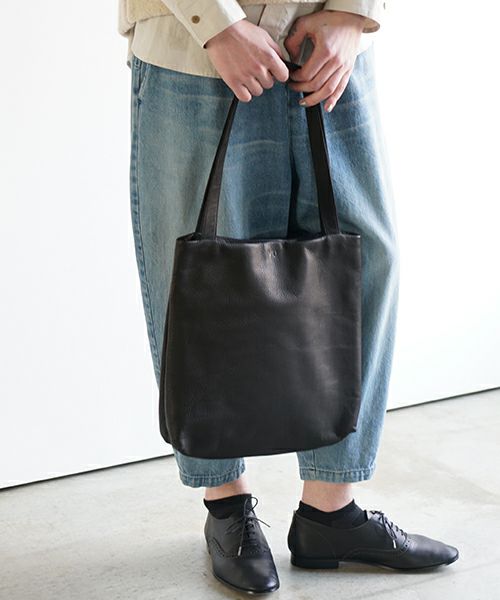 VU PRODUCT ヴウプロダクト shoulder toto [BLACK] vu-product-B16  鹿革ショルダートート