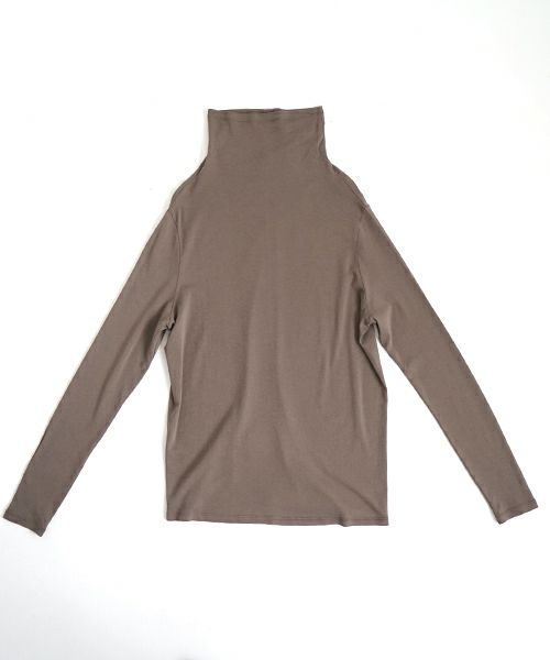 KristenseN DU NORD クリステンセンドゥノルド Turtleneck [I-341/04 Clay]