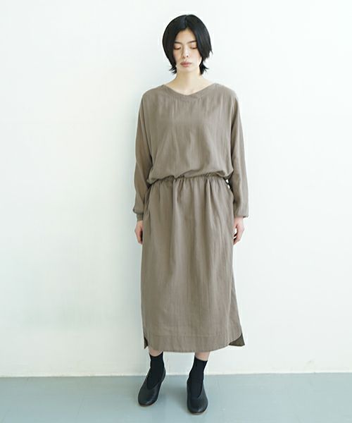 KristenseN DU NORD クリステンセンドゥノルド Dress [I-385/04 Clay]