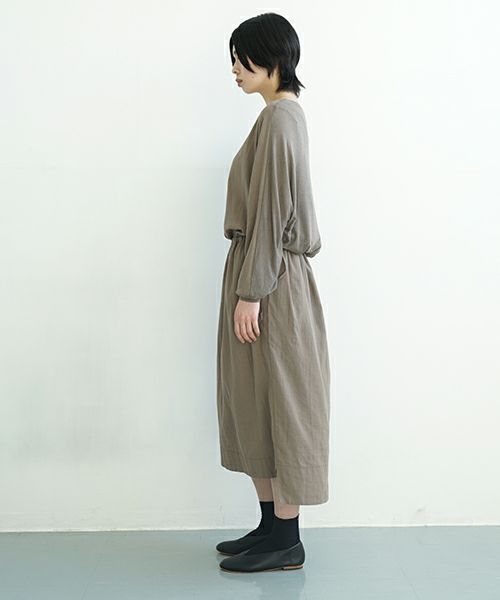KristenseN DU NORD クリステンセンドゥノルド Dress [I-385/04 Clay]