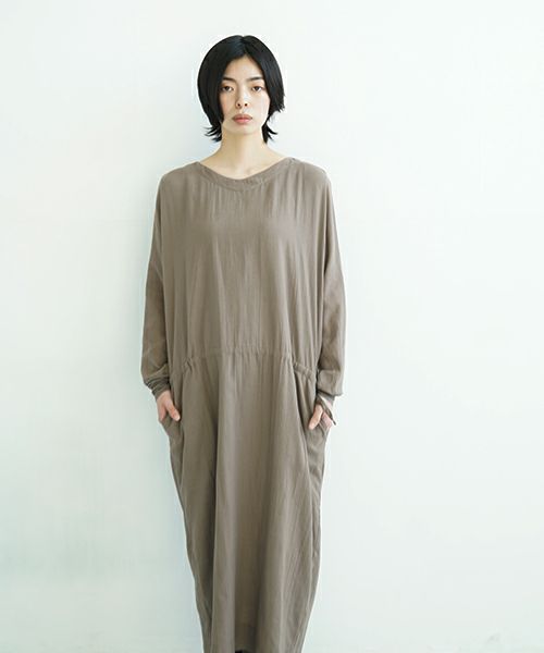 KristenseN DU NORD クリステンセンドゥノルド Dress [I-385/04 Clay]