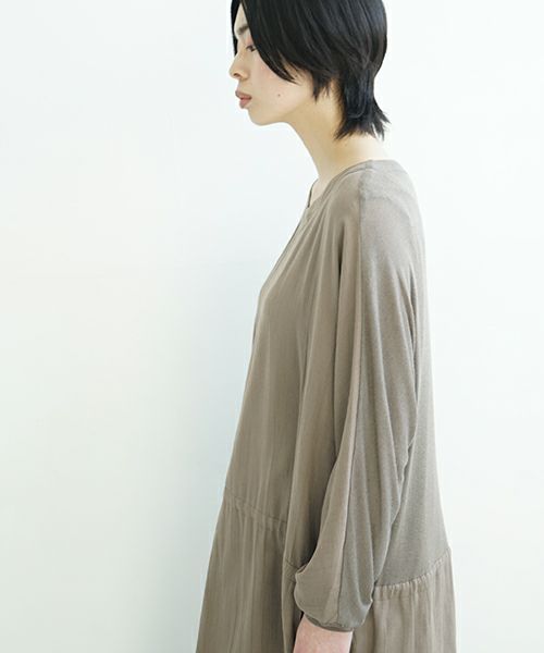 KristenseN DU NORD クリステンセンドゥノルド Dress [I-385/04 Clay]