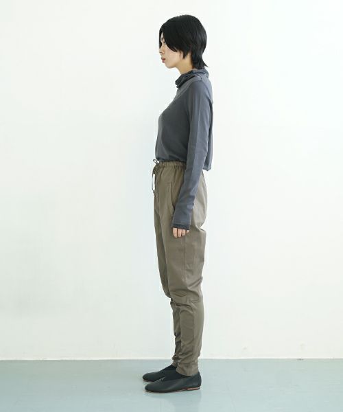 KristenseN DU NORD   クリステンセンドゥノルド Casual tapered pants [I-392/950/04 Clay]