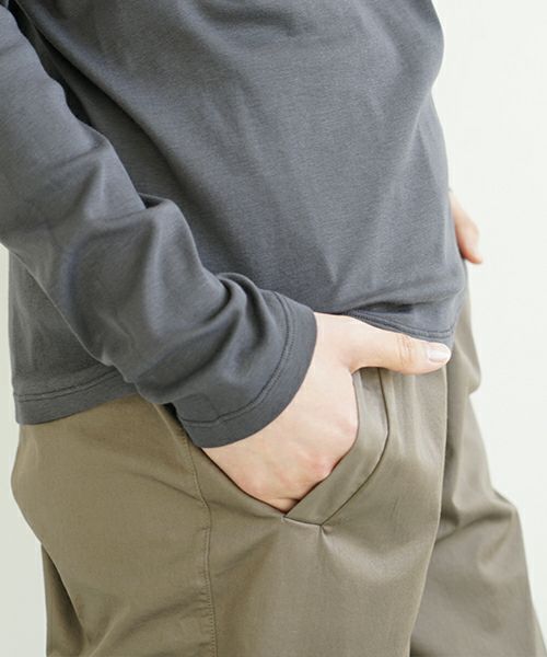 KristenseN DU NORD   クリステンセンドゥノルド Casual tapered pants [I-392/950/04 Clay]