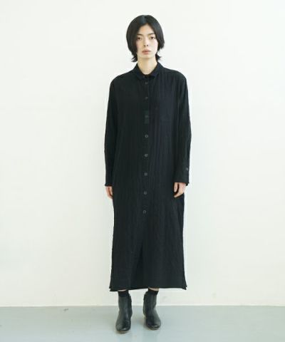 KristenseN DU NORD   クリステンセンドゥノルド Shirt dress [I-399/10 Black]