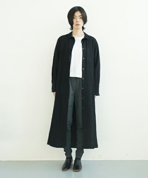 KristenseN DU NORD   クリステンセンドゥノルド Shirt dress [I-399/10 Black]