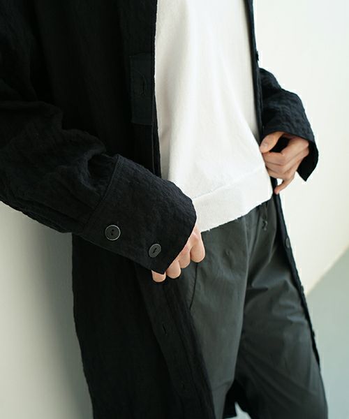 KristenseN DU NORD   クリステンセンドゥノルド Shirt dress [I-399/10 Black]