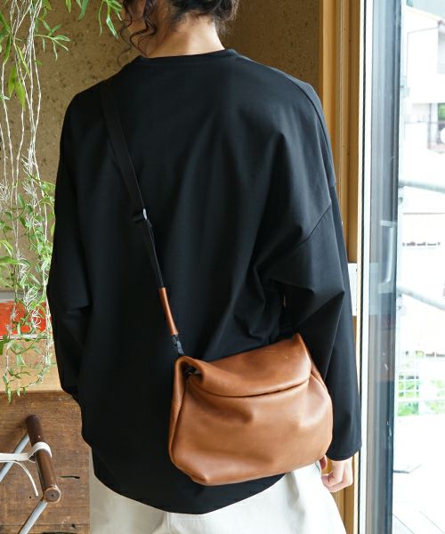 macromauro マクロマウロtonybob mini n [brown]　トニーボブミニ がま口ショルダーバッグ