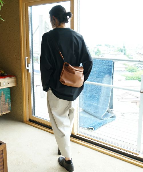 macromauro マクロマウロtonybob mini n [brown]　トニーボブミニ がま口ショルダーバッグ