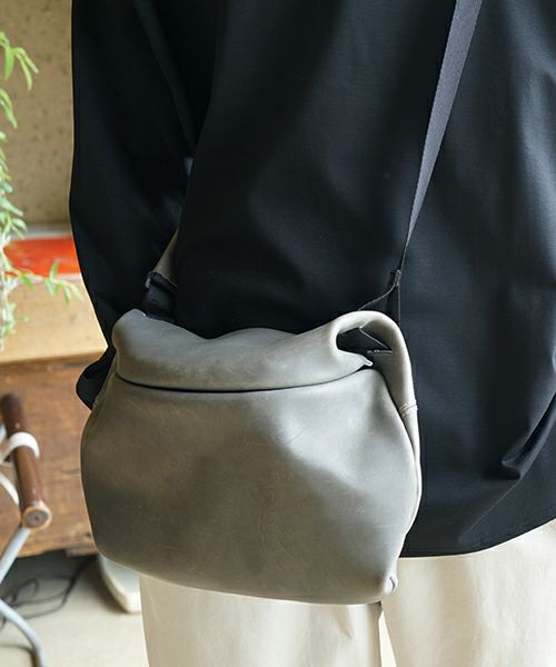 macromauro マクロマウロtonybob mini n [gray]　トニーボブミニ がま口ショルダーバッグ