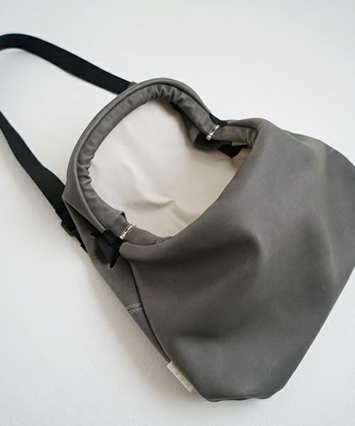 macromauro マクロマウロtonybob mini n [gray]　トニーボブミニ がま口ショルダーバッグ