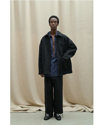 YOKO SAKAMOTOヨーコサカモト BEACH CLOTH JACKET [BLACK] YS - 24AW - 20