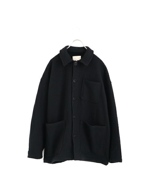 YOKO SAKAMOTOヨーコサカモト BEACH CLOTH JACKET [BLACK] YS - 24AW - 20