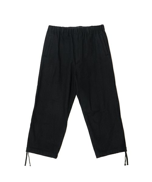 YOKO SAKAMOTOヨーコサカモト BEACH CLOTH WIDE PANTS [BLACK] YS - 24AW - 24