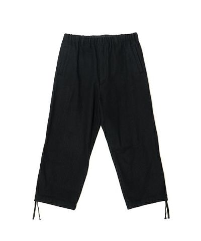 YOKO SAKAMOTO ヨーコサカモト KASURI STRAIGHT PANTS [BLACK] YS - 24AW - 19 カスリストレート パンツ