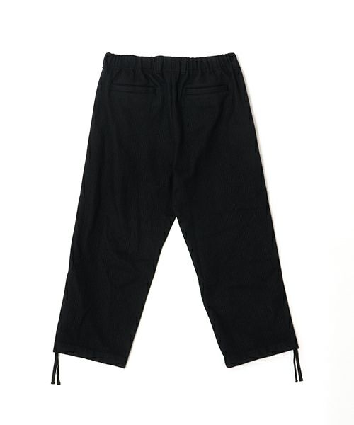 YOKO SAKAMOTOヨーコサカモト BEACH CLOTH WIDE PANTS [BLACK] YS - 24AW - 24