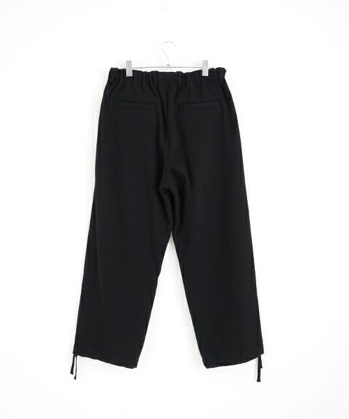 YOKO SAKAMOTOヨーコサカモト BEACH CLOTH WIDE PANTS [BLACK] YS - 24AW - 24