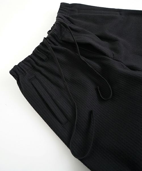 YOKO SAKAMOTOヨーコサカモト BEACH CLOTH WIDE PANTS [BLACK] YS - 24AW - 24