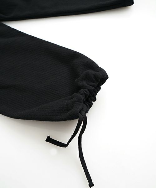 YOKO SAKAMOTOヨーコサカモト BEACH CLOTH WIDE PANTS [BLACK] YS - 24AW - 24