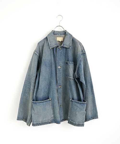 YOKO SAKAMOTOヨーコサカモト DENIM COVERALL[FADE INDIGO] YS - 24AW - 46