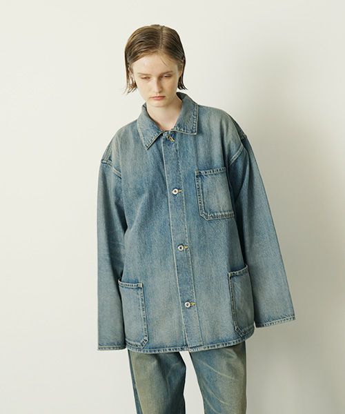 YOKO SAKAMOTOヨーコサカモト DENIM COVERALL[FADE INDIGO] YS - 24AW - 46