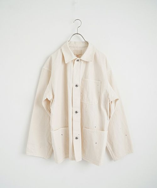 YOKO SAKAMOTOヨーコサカモト DENIM COVERALL[FADE WHITE] YS - 24AW - 46