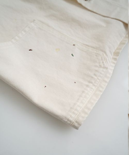 YOKO SAKAMOTO ヨーコサカモト DENIM COVERALL[FADE WHITE] YS