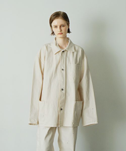 YOKO SAKAMOTOヨーコサカモト DENIM COVERALL[FADE WHITE] YS - 24AW - 46