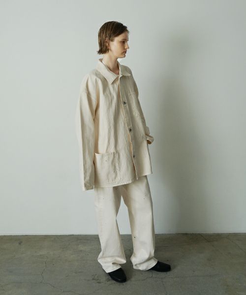 YOKO SAKAMOTOヨーコサカモト DENIM COVERALL[FADE WHITE] YS - 24AW - 46