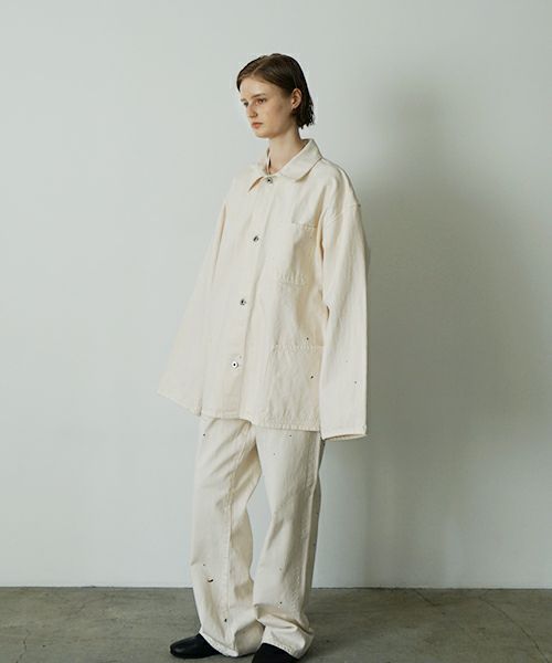 YOKO SAKAMOTOヨーコサカモト DENIM COVERALL[FADE WHITE] YS - 24AW - 46