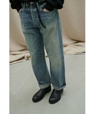 YOKO SAKAMOTO ヨーコサカモト DENIM STRAIGHT PANTS [FADE INDIGO] YS - 24AW - 49