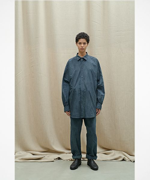 YOKO SAKAMOTO ヨーコサカモト WORK SHIRT [SUMI INK] YS - 24AW - 76