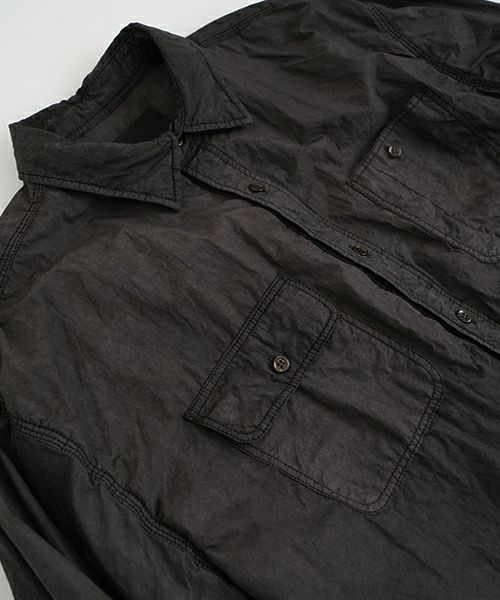 YOKO SAKAMOTOヨーコサカモト WORK SHIRT [SUMI INK] YS - 24AW - 76