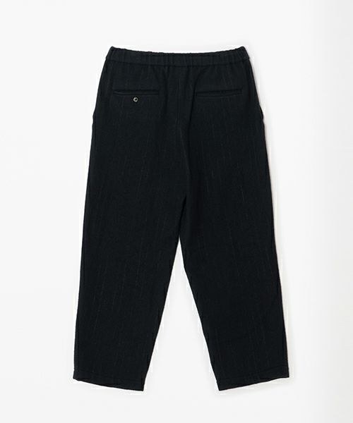 YOKO SAKAMOTO ヨーコサカモト KASURI STRAIGHT PANTS [BLACK] YS - 24AW - 19 カスリストレート パンツ