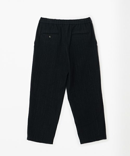 YOKO SAKAMOTOヨーコサカモト KASURI STRAIGHT PANTS [BLACK] YS - 24AW - 19カスリストレートパンツ